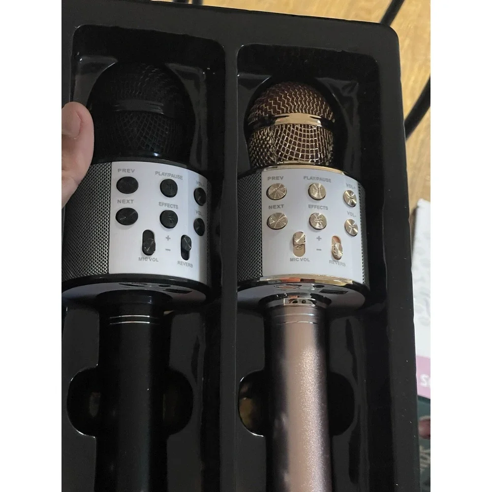 2pk Vibes Duet Karaoke Wireless Mic Have Fun,Sing Along To Your Family & Friends